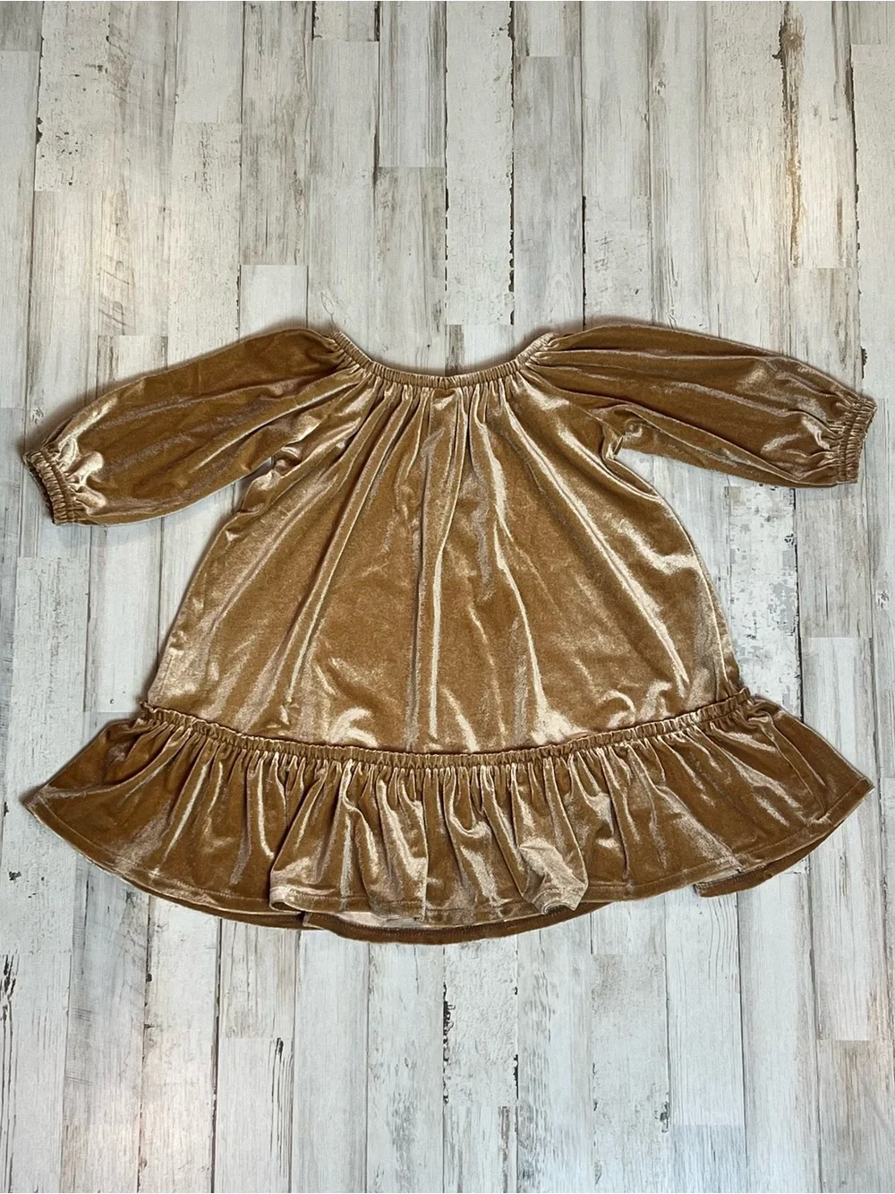 Old Navy Gold Holiday Toddler Dress
